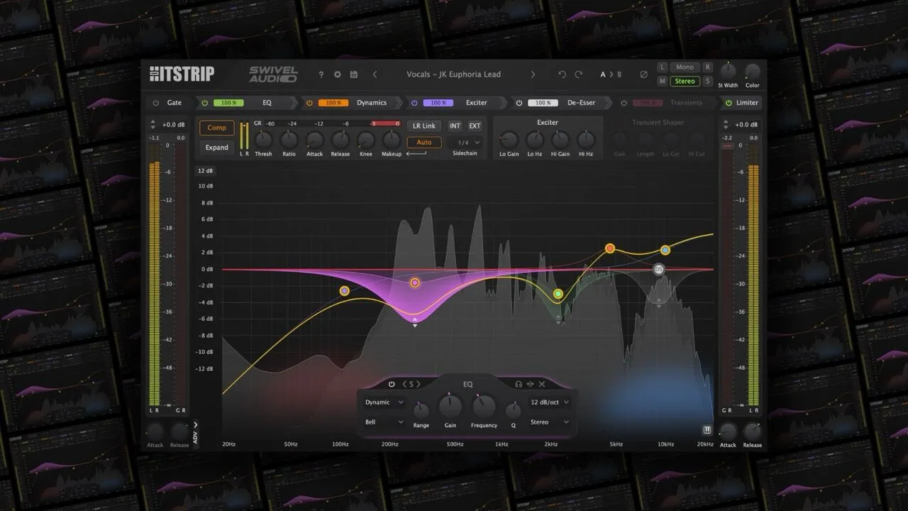 Swivel Audio HitStrip plugin interface